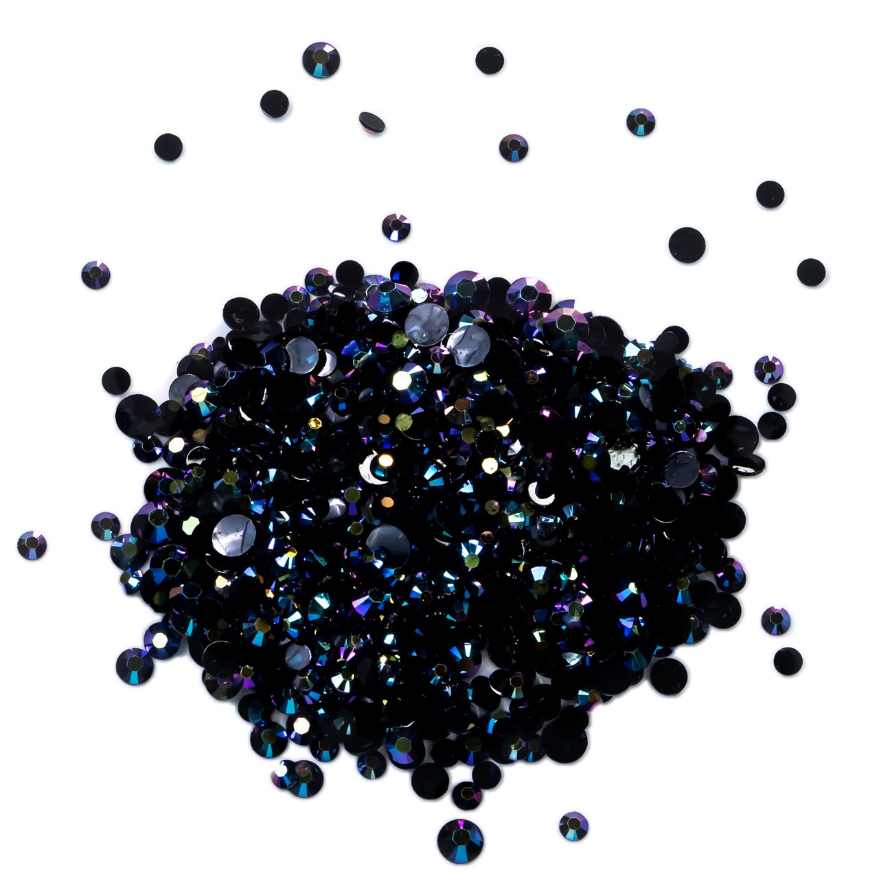 Buttons Galore Jewelz Rhinestones Craft Embellishments Assorted Colors Approx. 1600 Pieces